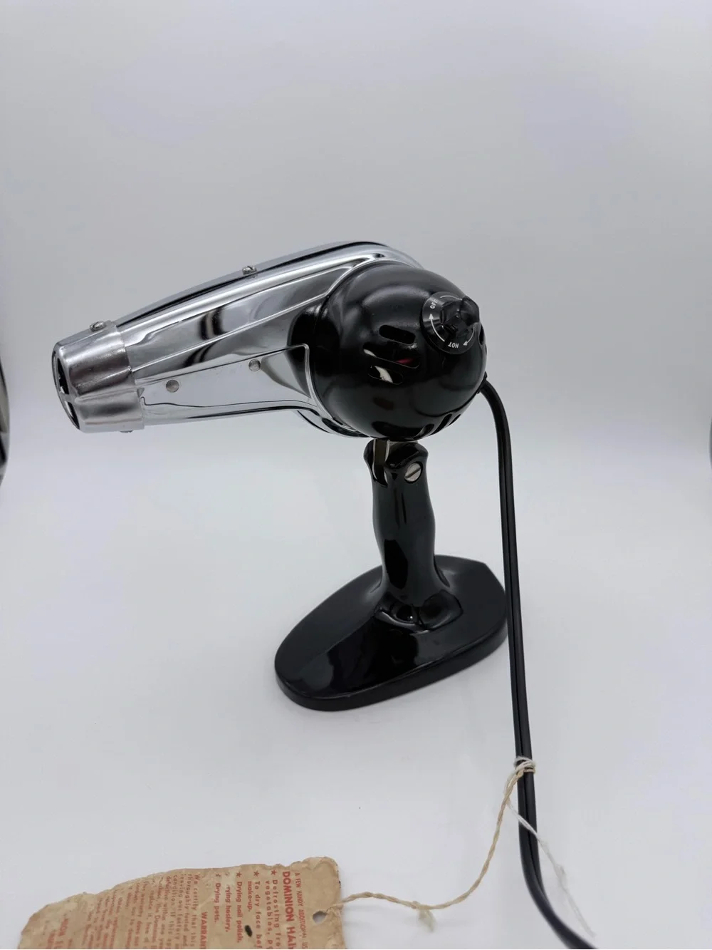 Vintage Dominion Princess Hair Dryer With Handstand Hot Or Cold Air TESTED
